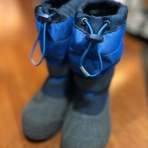 Columbia Kids Blue and Gray Rain & Snow Boots